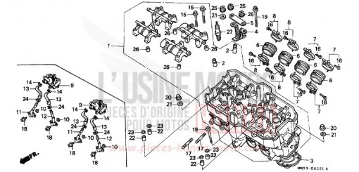 CYLINDER HEAD (CBR1000FK) CBR1000FK de 1989